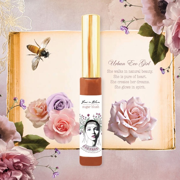 Rosy Mauve Sheer Tint Organic Lip Gloss Plumper Treatment - Picture 10 of 16